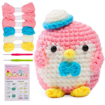 Crochet Material Kit Penguin The Crochet Nook