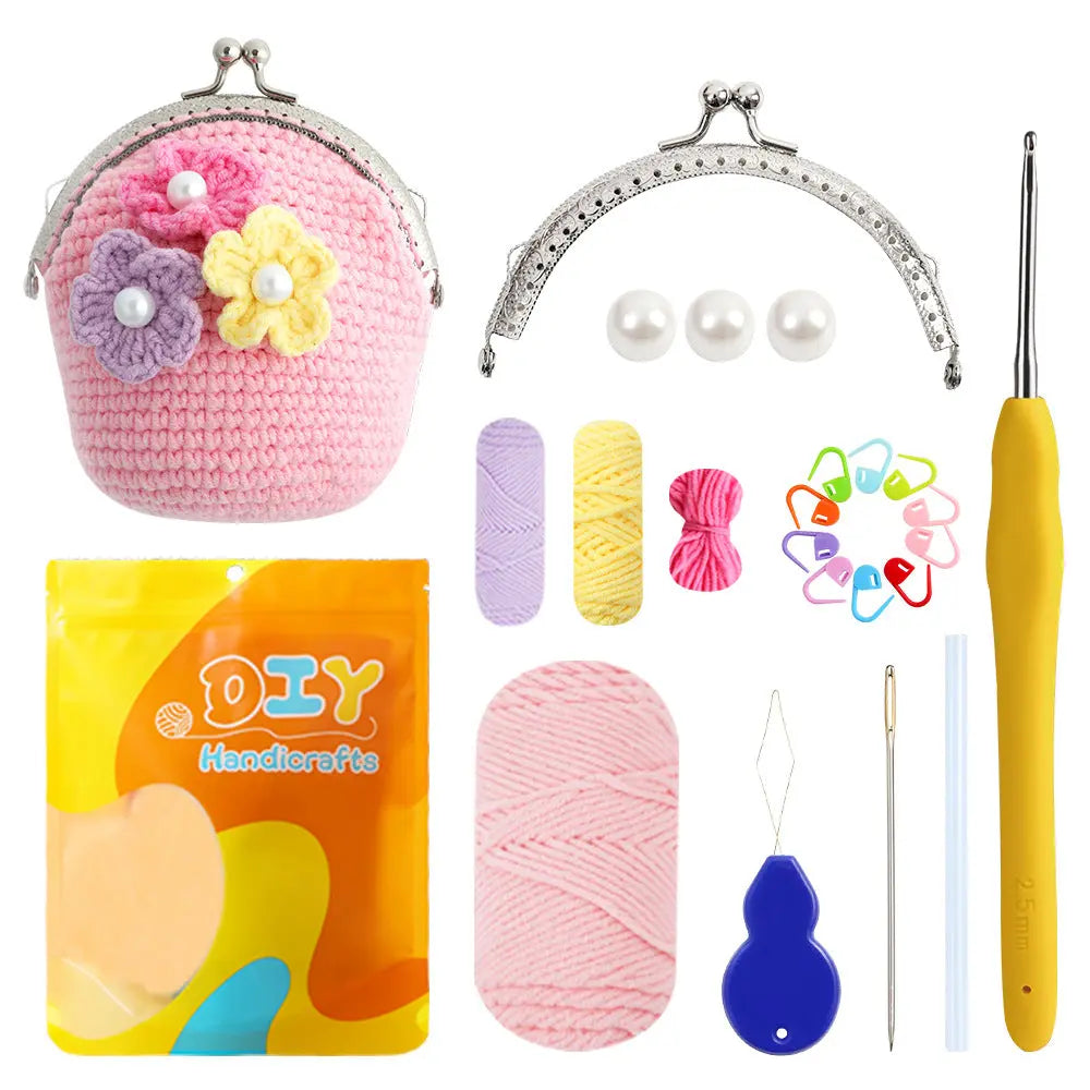 Doll crochet material kit The Crochet Nook