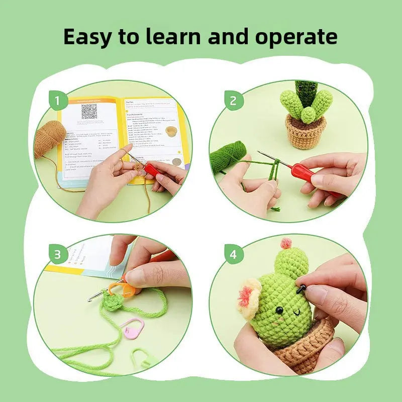 Crochet material kit animal cute figurine The Crochet Nook