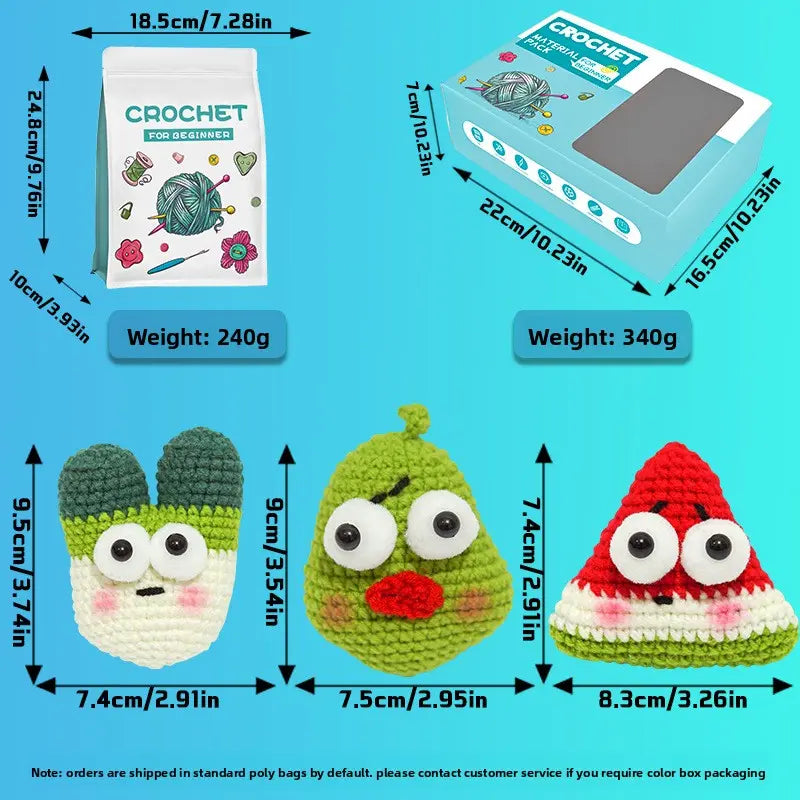 Crochet DIY Kit with English Video Tutorial The Crochet Nook