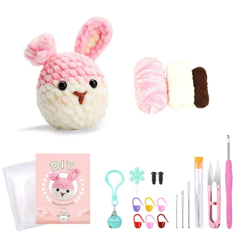 Crochet material kit animal cute figurine The Crochet Nook