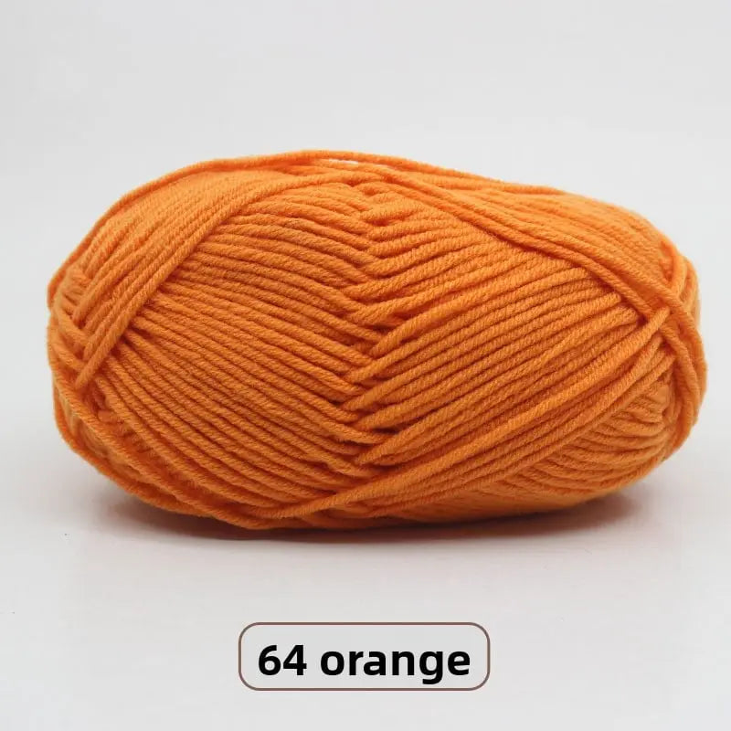 Five-Strand Milk Cotton Yarn for Knitting and DIY Crafts The Crochet Nook