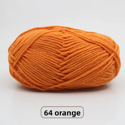 Five-Strand Milk Cotton Yarn for Knitting and DIY Crafts The Crochet Nook
