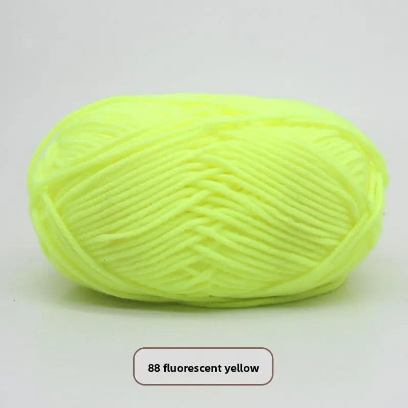 Five-Strand Milk Cotton Yarn for Knitting and DIY Crafts The Crochet Nook