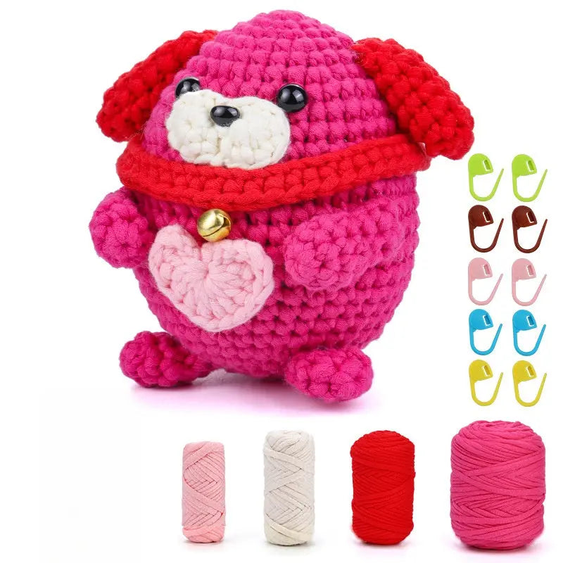 Crochet material kit animal cute figurine The Crochet Nook
