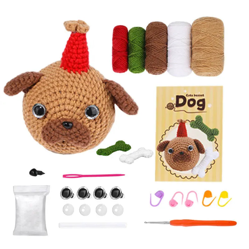 Crochet material kit animal cute figurine The Crochet Nook