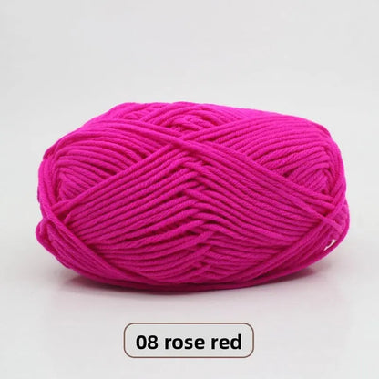 Five-Strand Milk Cotton Yarn for Knitting and DIY Crafts The Crochet Nook