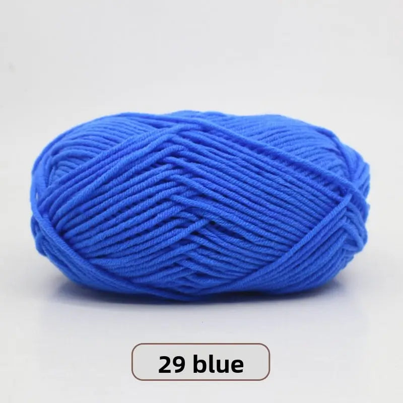 Five-Strand Milk Cotton Yarn for Knitting and DIY Crafts The Crochet Nook