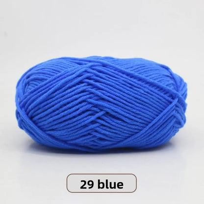 Five-Strand Milk Cotton Yarn for Knitting and DIY Crafts The Crochet Nook