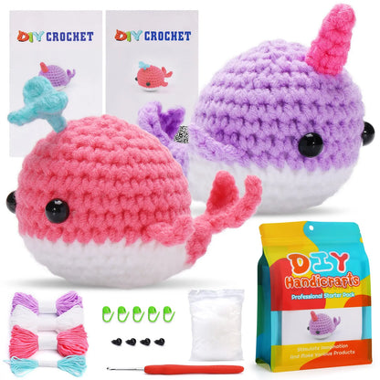 Crochet material kit animal cute figurine The Crochet Nook