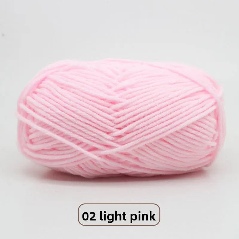 Five-Strand Milk Cotton Yarn for Knitting and DIY Crafts The Crochet Nook