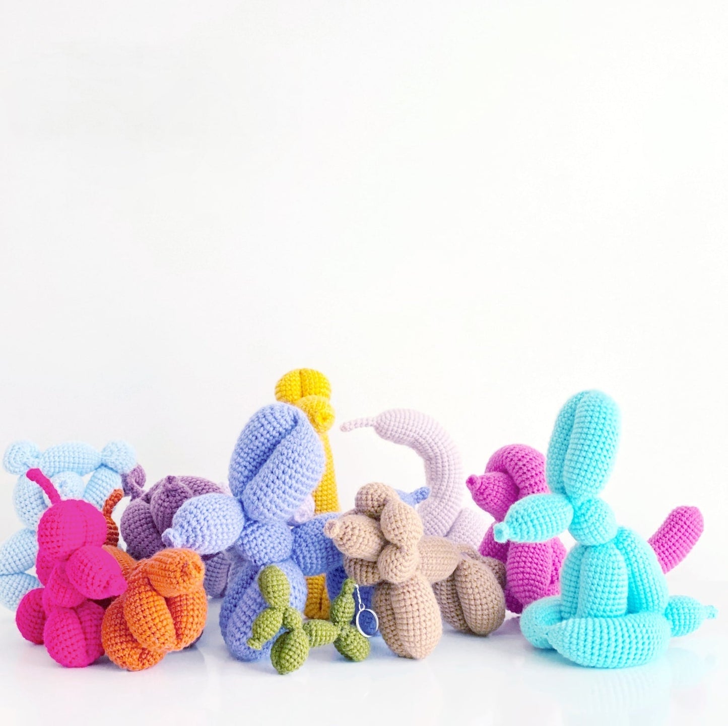 12 Crochet Balloon Animal Patterns! EBOOK PDF KnotMonsters: Balloon Animal Edition Amigurumi Crochet Patterns Beginner Animals Amigurumis