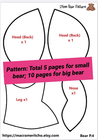 Ultimate DIY Teddy Bear Sewing Pattern (PDF) + Step-by-Step Video Tutorial – Instant Download!