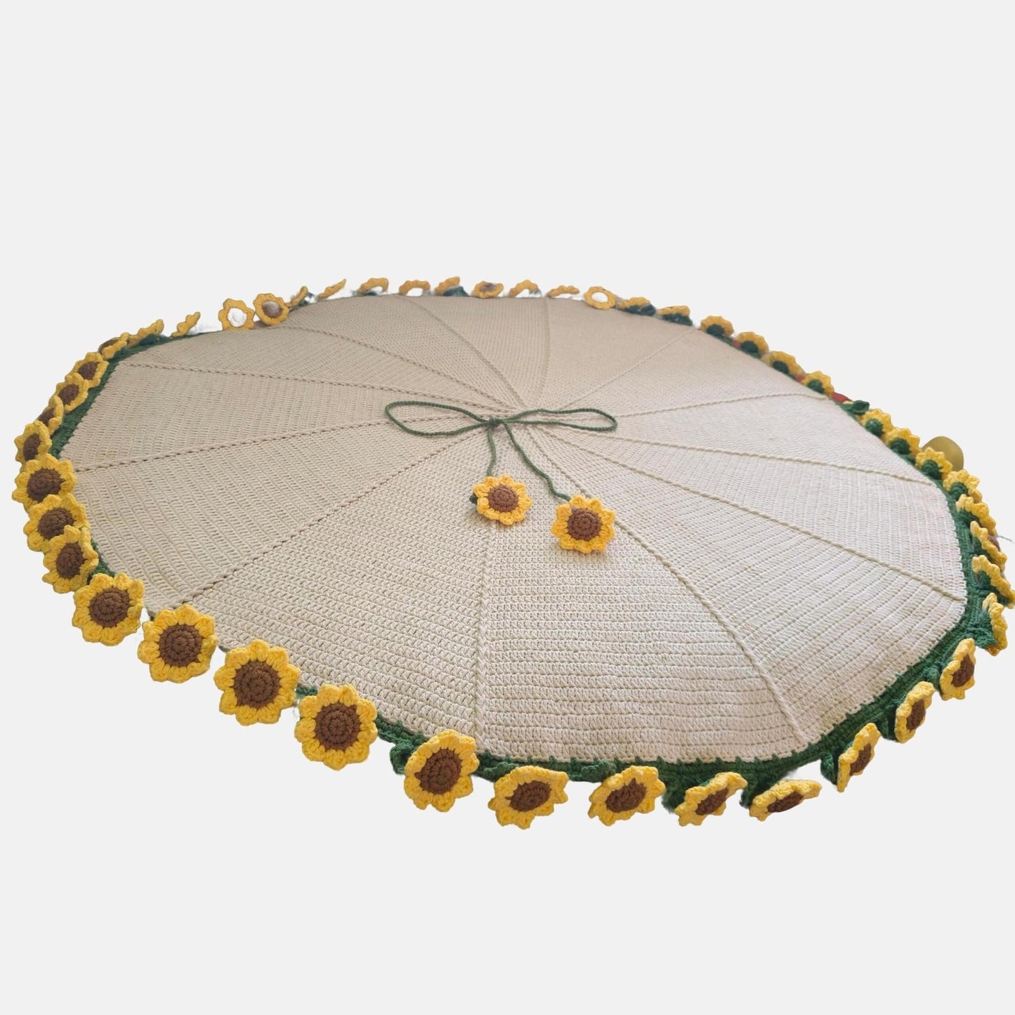 Pattern With Video tutorial, Crochet sunflower bouquet blanket pattern, Beginner friendly, English Patterns