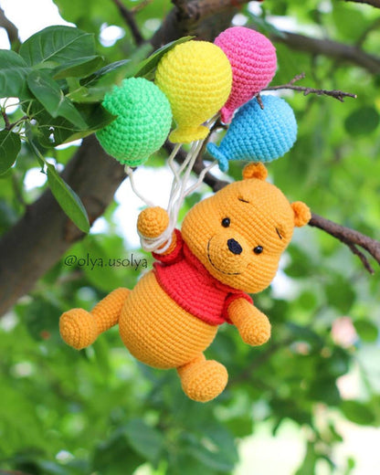 Crochet pattern | Lovely teddy Bear | PDF | Cotton & Plush stuffed toy | easy amigurumi baby toy