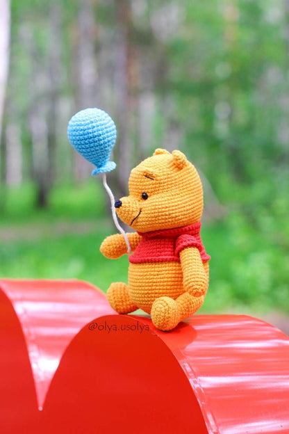 Crochet pattern | Lovely teddy Bear | PDF | Cotton & Plush stuffed toy | easy amigurumi baby toy