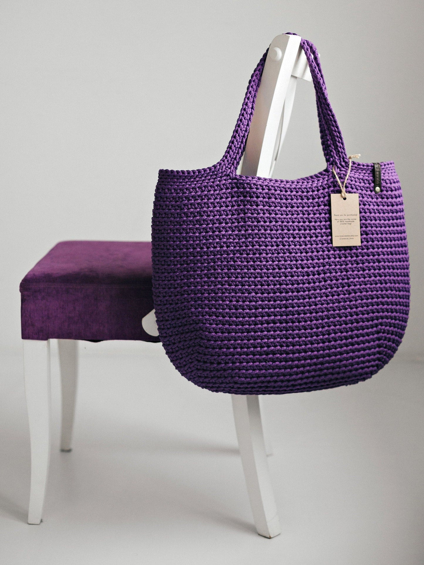 Crochet Bag Pattern XXL size Bag, Crochet Tote Bag, Bag Crochet Pattern PDF