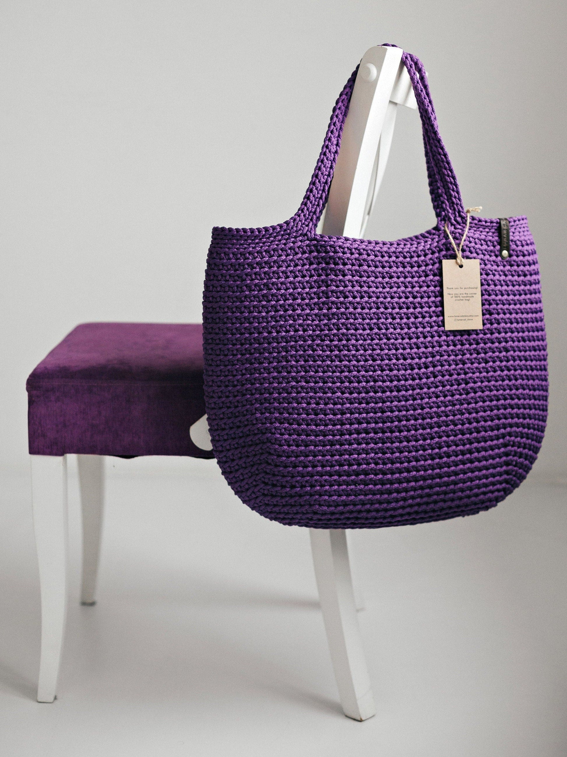 Crochet Bag Pattern XXL size Bag, Crochet Tote Bag, Bag Crochet Pattern PDF