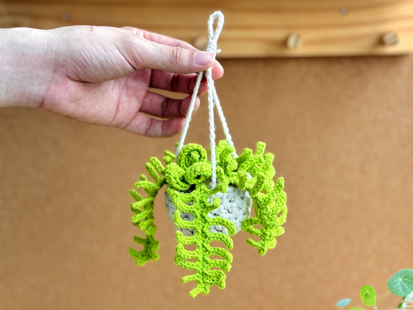 Plant crochet pattern, car hanging plant Crochet Pattern, Crochet hanging plant for car, Hanging Plant Pattern, Hanging basket crochet