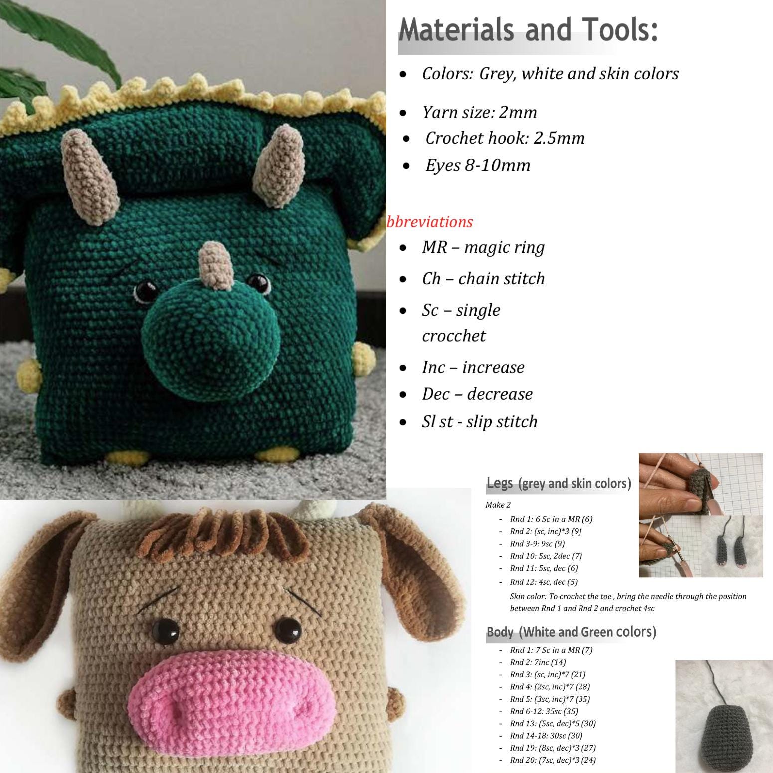 12 In 1 Pillow Crochet Pattern, Amigurumi Digital PDF Tutorial, Instant Download, DIY Plush Decor, Pillow Crochet PDF Pattern