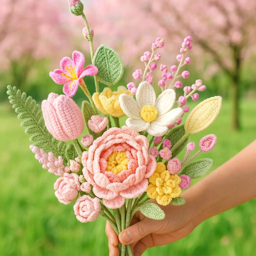 600+ Flower Bouquet Crochet PATTERN Bundle Digital Mother Day Floral Stem Amigurumi Pot Plant Spring Sun Wedding Rose Tulip Daisy Graduation