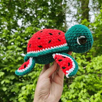 Fruit Turtle Crochet Pattern Bundle PDF Download, Beginner Friendly Amigurumi