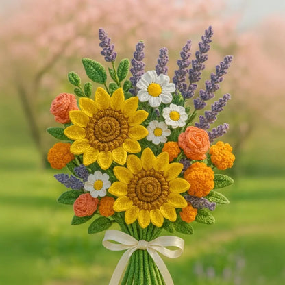 600+ Flower Bouquet Crochet PATTERN Bundle Digital Mother Day Floral Stem Amigurumi Pot Plant Spring Sun Wedding Rose Tulip Daisy Graduation