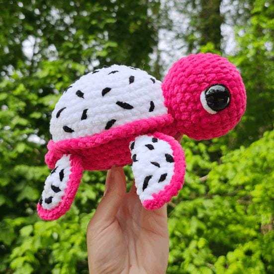 Fruit Turtle Crochet Pattern Bundle PDF Download, Beginner Friendly Amigurumi