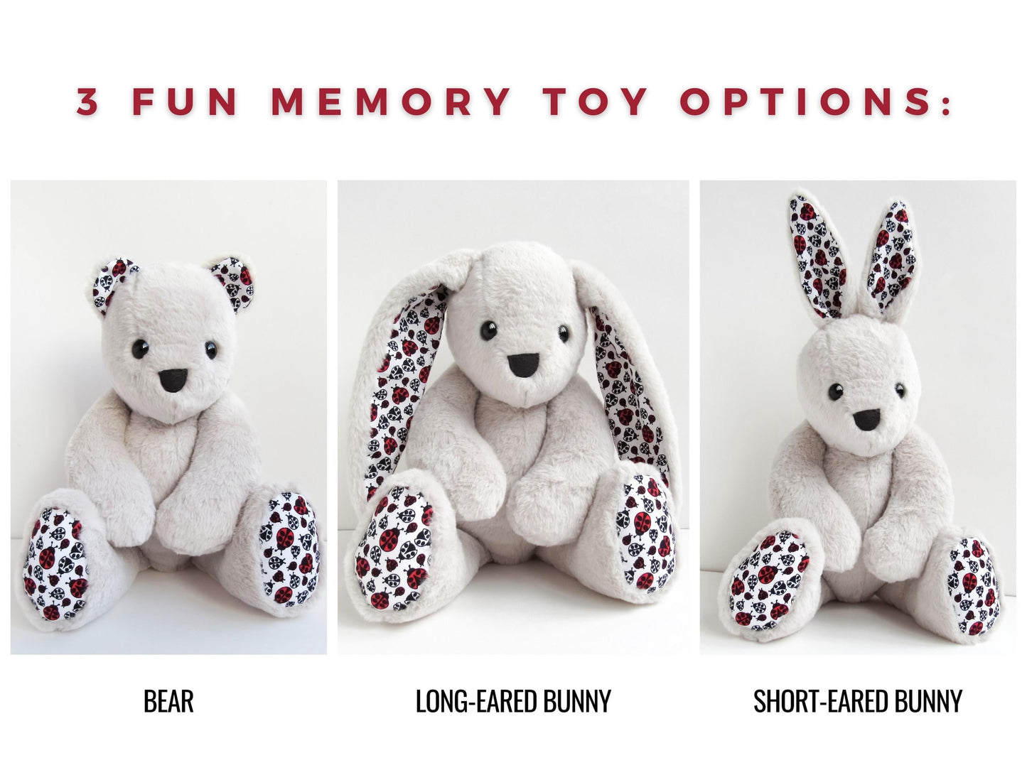 Mini Memory Bear & Bunny Sewing Kit PDF